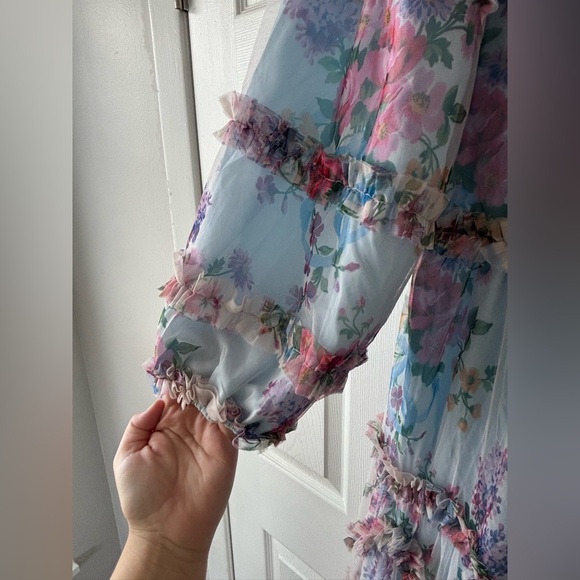 Ivy City Co. Catherine Dress Blue - Picture 7 of 7